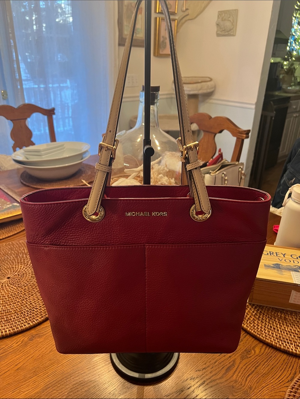 Michael Kors Zippered Top Tote Shoulder Bag EEEUC
